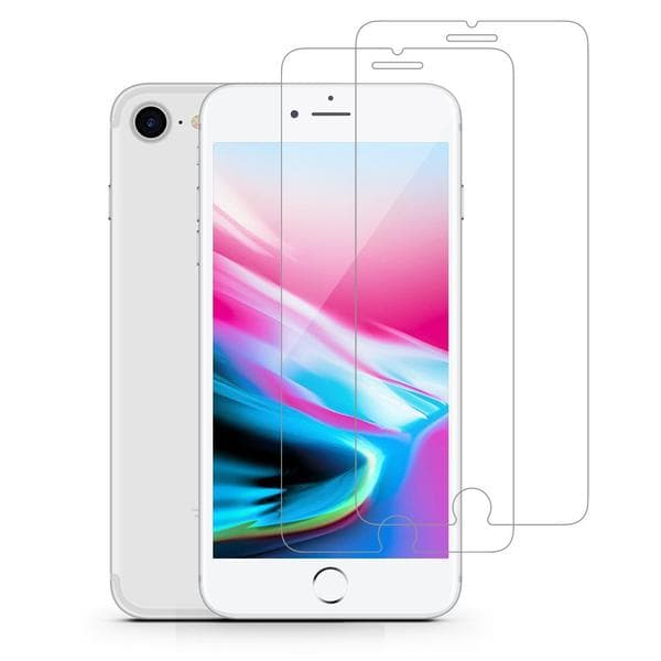 2-Pack härdat glas för iPhone 7 / iPhone 8