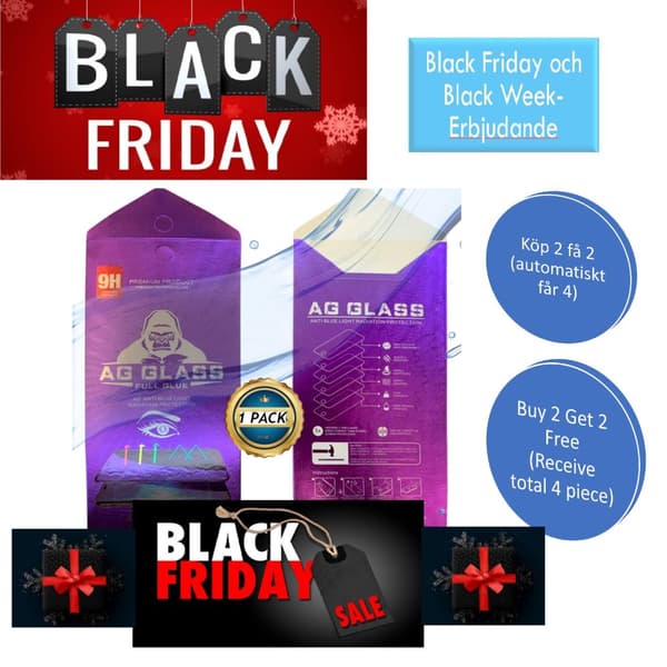 3-Pack, Anti-Blue, 9H Skärmskydd iPhone 7/8/SE2020/SE2022, lindrar ögonbelastning