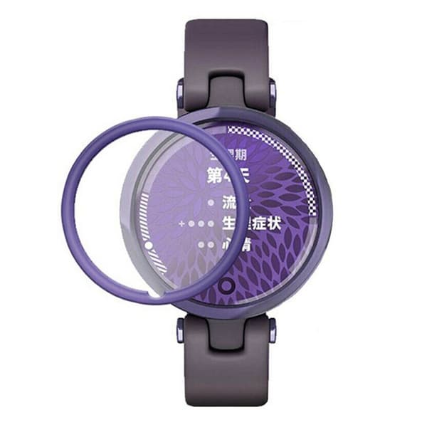 3D Curved Skærmbeskyttelse hærdet glas Garmin Lily - Lilla