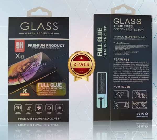 2 PACK- Skärmskydd iPhone X, XS, 11 Pro, 5.8 Tums -Golden Armor
