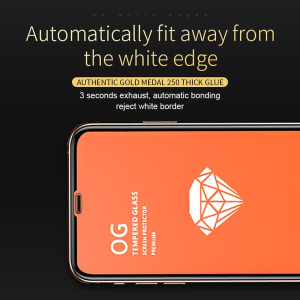 2 PACK- Skärmskydd iPhone X, XS, 11 Pro, 5.8 Tums -Golden Armor