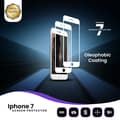Miniatyrbild 3 av 4: 2-Pack Iphone 7/8 Vit - Härdat Glas 9H - Super Kvalitet 3D Skärmskydd