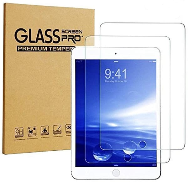 [2-pack] iPad Air / Air 2 / Pro / Ny iPad 9.7 skärmskydd|2,5D