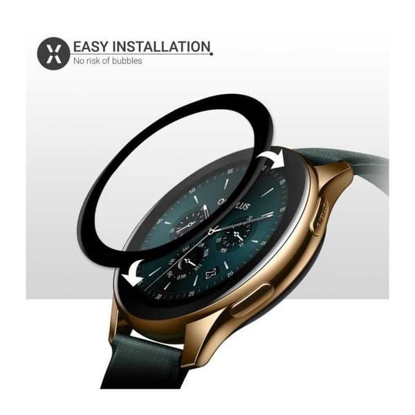 2-PACK OnePlus Watch FullFrame 3D Härdat glas 0.26mm 9H