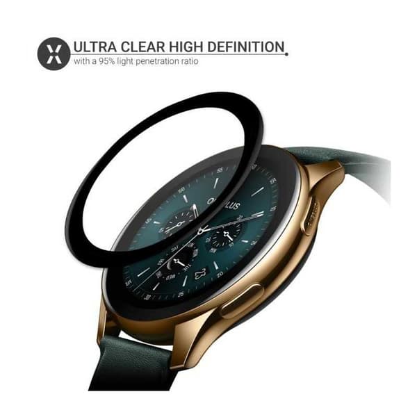 2-PACK OnePlus Watch FullFrame 3D Härdat glas 0.26mm 9H