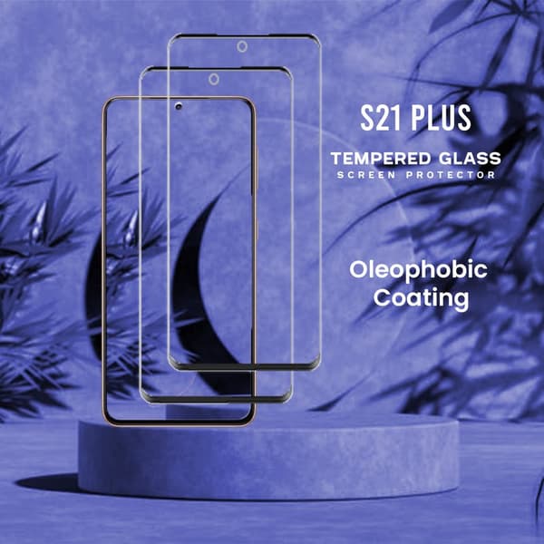 2-Pack Samsung S21 PLUS - Härdat Glas 9H - Super Kvalitet 3D Skärmskydd