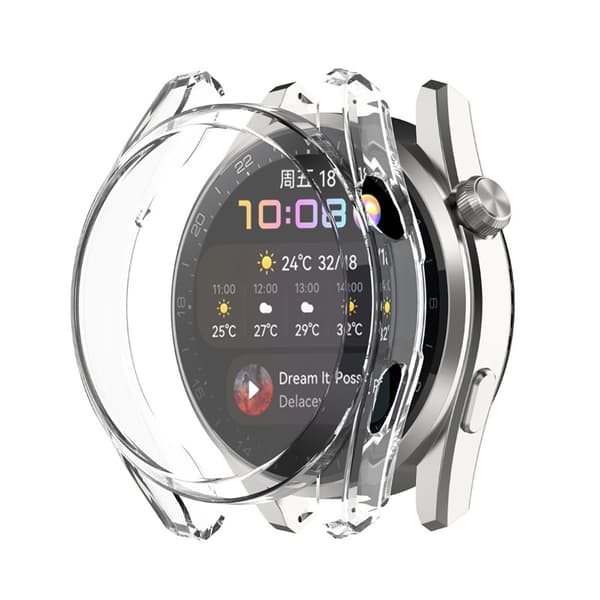 Silikone cover Huawei Watch 3 Pro - Gennemsigtig