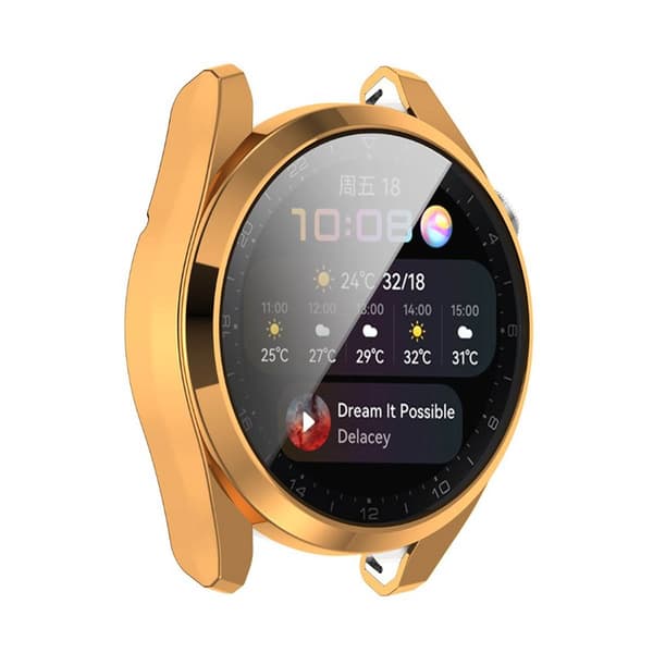 Silikone cover Huawei Watch 3 Pro - Guld