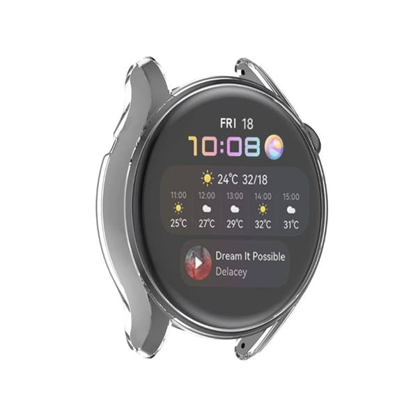Silikone cover Huawei Watch 3 - Gennemsigtig