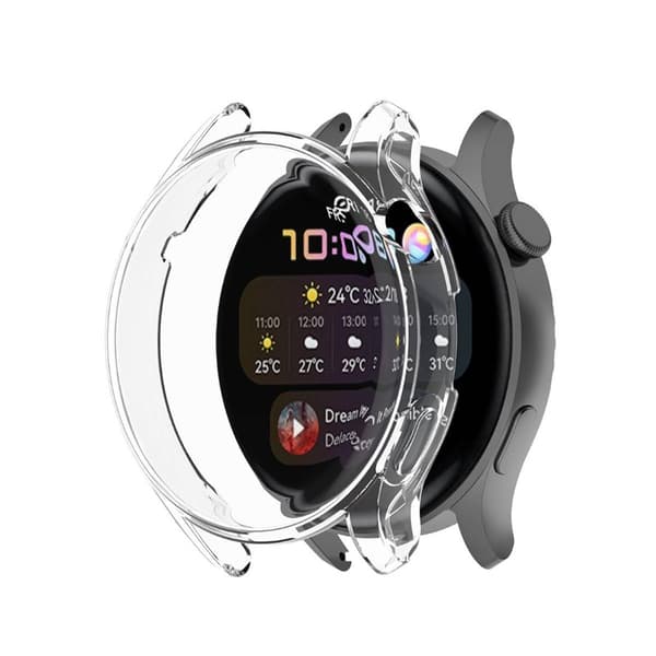 Silikone cover Huawei Watch 3 - Gennemsigtig