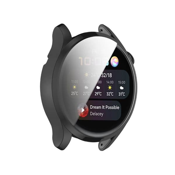 Silikone cover Huawei Watch 3 - Sort