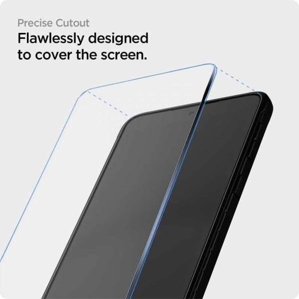 2-PACK Samsung Xcover 5 Härdat Glas Spigen ALM Med Installations Ram