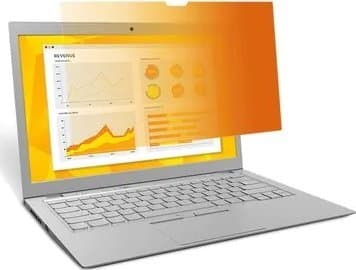 3M personvernfilter i gull - Notebookpersonvernsfilter - avtakbar - 12.5" - gull