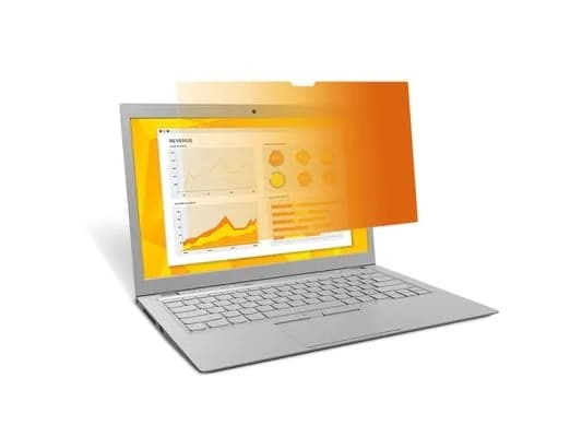 3M personvernfilter i gull - Notebookpersonvernsfilter - avtakbar - 12.5" - gull