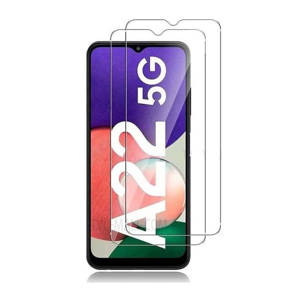 2-PACK Samsung A22 5G Härdat glas 0.26mm 2.5D 9H