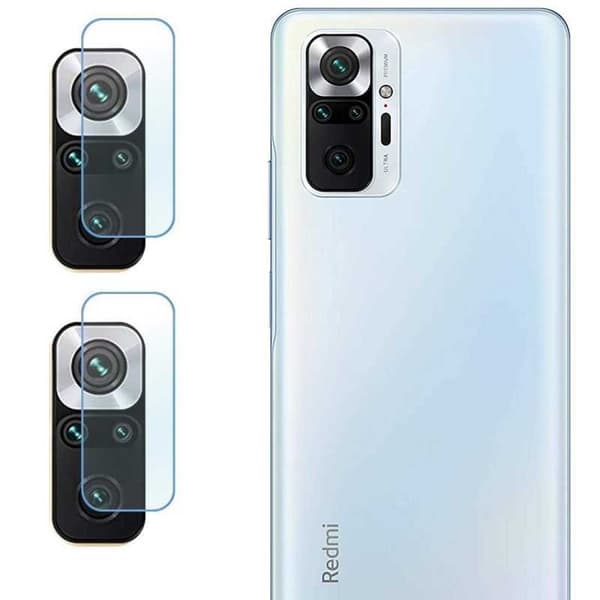 2-PACK Redmi Note 10 Pro 4G 5D Beskyttelse Objektivbeskyttelse Kamerabeskyttelse