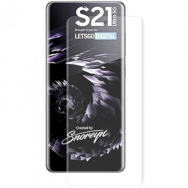 Samsung S21 Ultra Full Coverage 3D PET skærmbeskytter
