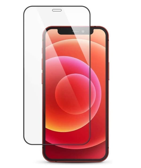 iPhone 12/12 Pro Heltäckande Härdat Glas Skärmskydd Svart