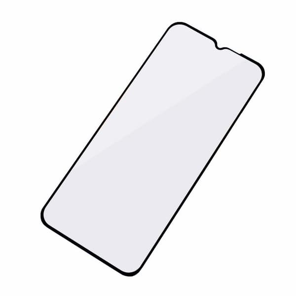 Skärmskydd Samsung Galaxy A02s - 3D Härdat Glas Svart (miljö)