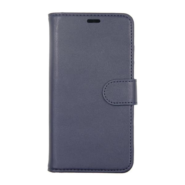 iPhone X/XS Plånboksfodral Magnet Läder med Stativ - Blå