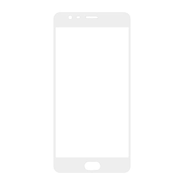 Skärmskydd OnePlus 3/3T - Heltäckande Härdat Glas Vit