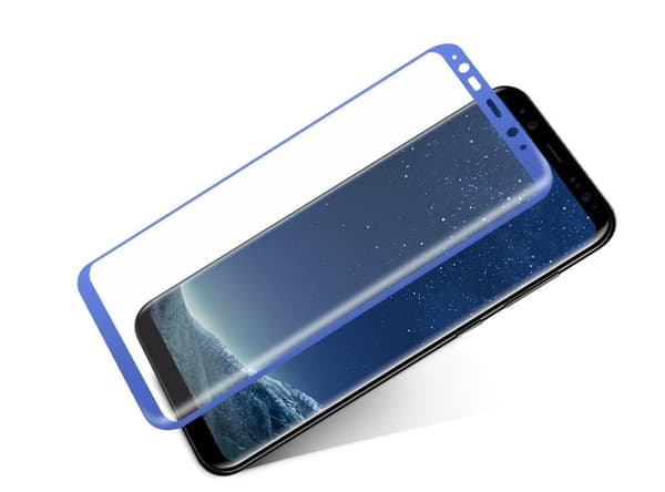 Skärmskydd Samsung S8 - Härdat Japan Glas (Blå)