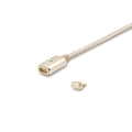 Miniatyrbillede 1 af 4: Magnetisk Micro-USB Flätad kabel - Guld