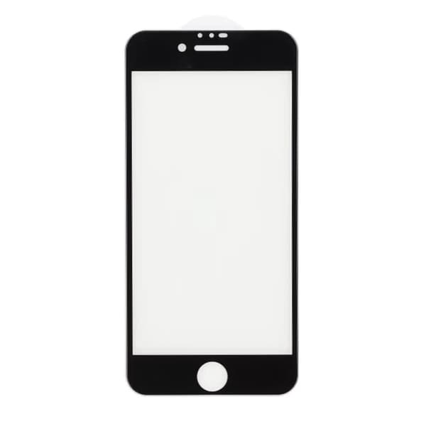 Skärmskydd iPhone 7/8 - 3D Härdat Glas Svart (miljö)