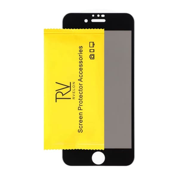 Skärmskydd Privacy iPhone 7/8/SE 2020 - 3D Härdat Glas Svart (miljö)