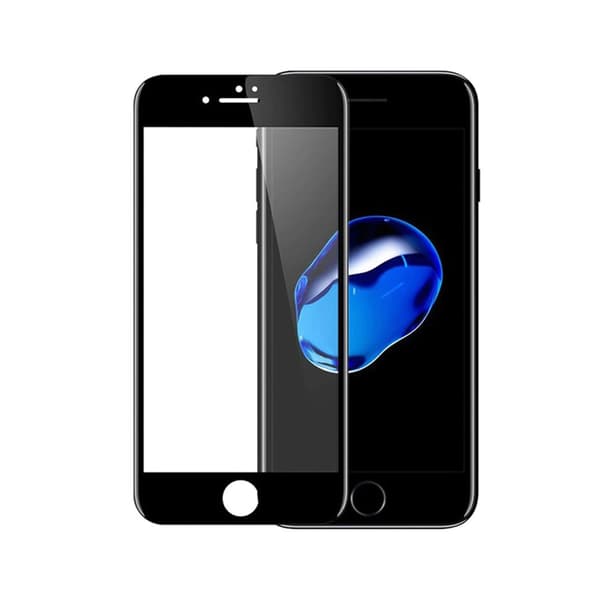 Skärmskydd Privacy iPhone 7/8/SE 2020 - 3D Härdat Glas Svart (miljö)