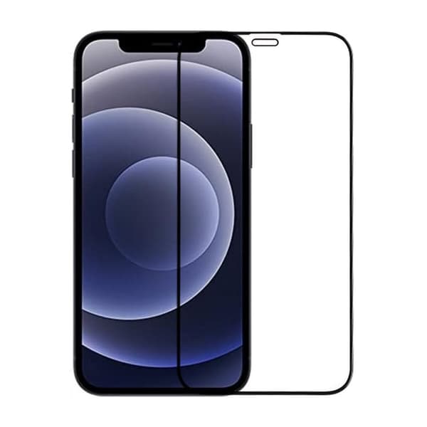 Skärmskydd iPhone 12 Mini - 3D Härdat Glas Svart