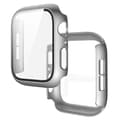 Miniatyrbild 1 av 3: Heltäckande Skal till Apple Watch 4/5/6/SE Härdat glas 44mm SILVER