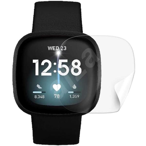 3-PACK Fitbit Versa 3 / Sense Premium Skärmskydd CrystalClear
