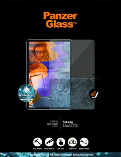 PanzerGlass Samsung Galaxy Tab S7/S8 Case Friendly