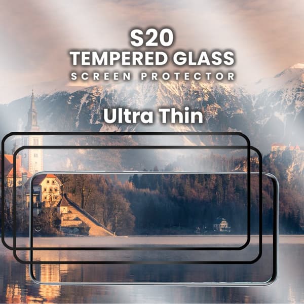 2-Pack Samsung S20 - Härdat Glas 9H - Super Kvalitet 3D Skärmskydd