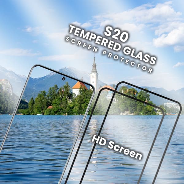 2-Pack Samsung S20 - Härdat Glas 9H - Super Kvalitet 3D Skärmskydd