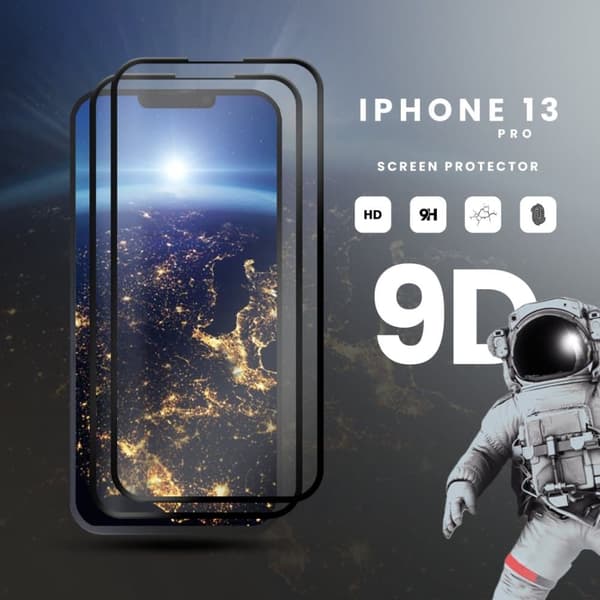 2-Pack iPhone 13 Pro - Härdat Glas 9H - Super Kvalitet 3D Skärmskydd