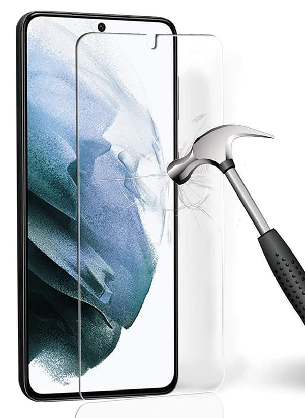 Samsung S21 - 2-Pack Extra Stark Härdat Glas Skärmskydd