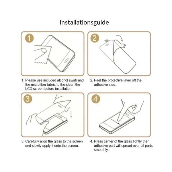 2-PACK Motorola Edge 20 Lite Hærdet glas 0,26 mm 2,5D 9H
