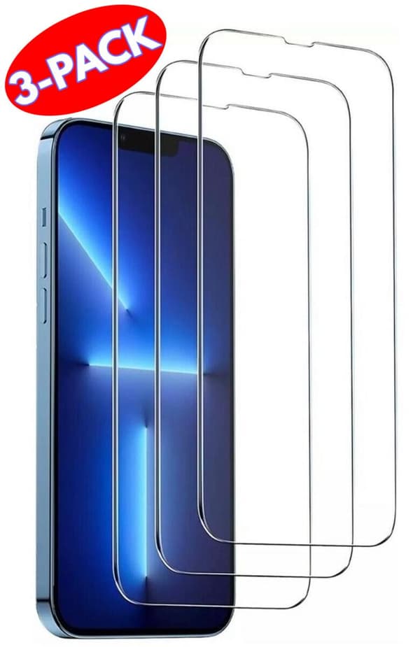 [3-PACK] - iPhone 13 Pro Max Skärmskydd i härdat glas