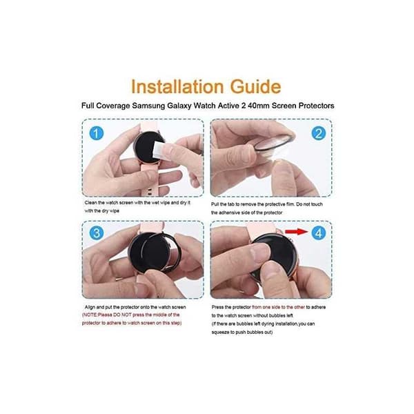 2-PACK Galaxy Watch 4 46mm karkaistu lasi 0,2mm 9H 2,5D