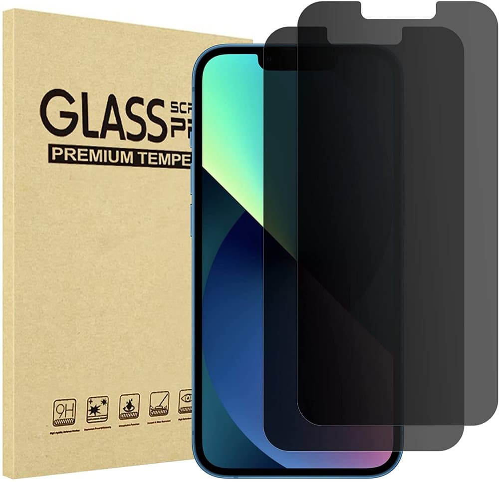 2 st sekretess skärmskydd för iphone 13