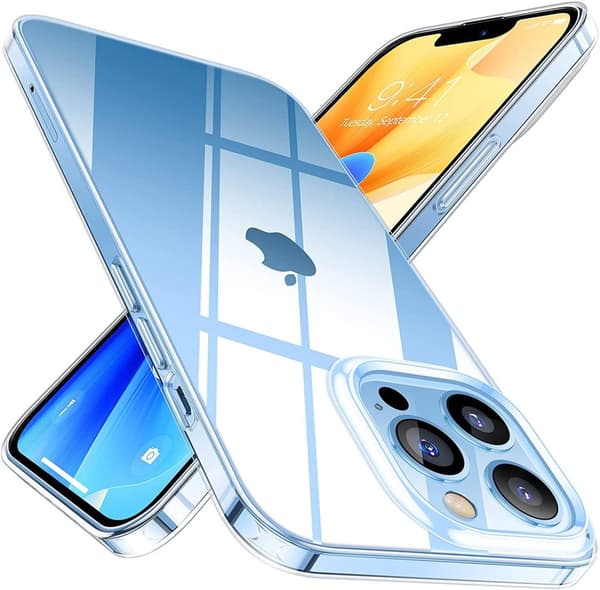 iPhone 13 Pro [7-PACK] 3x karkaistu lasi + 1x silkonikotelo TPU