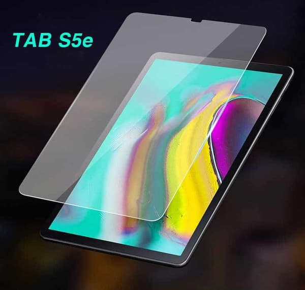 Samsung Galaxy Tab S5e 10,5 tommer - Hærdet beskyttelsesglas med afrundede kanter