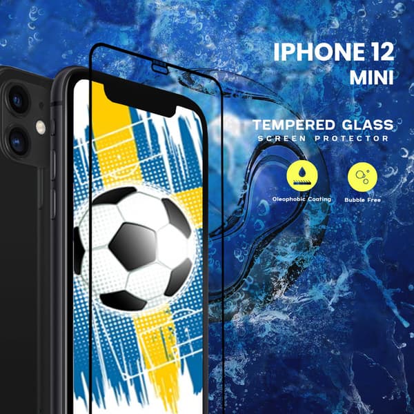 iPhone 12 Mini - Härdat Glas 9H - Super Kvalitet 3D Skärmskydd