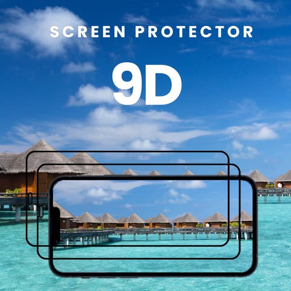 2-Pack iPhone 12 Pro - 9D Härdat Glass - Härdat Glas 9H - Super Kvalitet 3D Skärmskydd