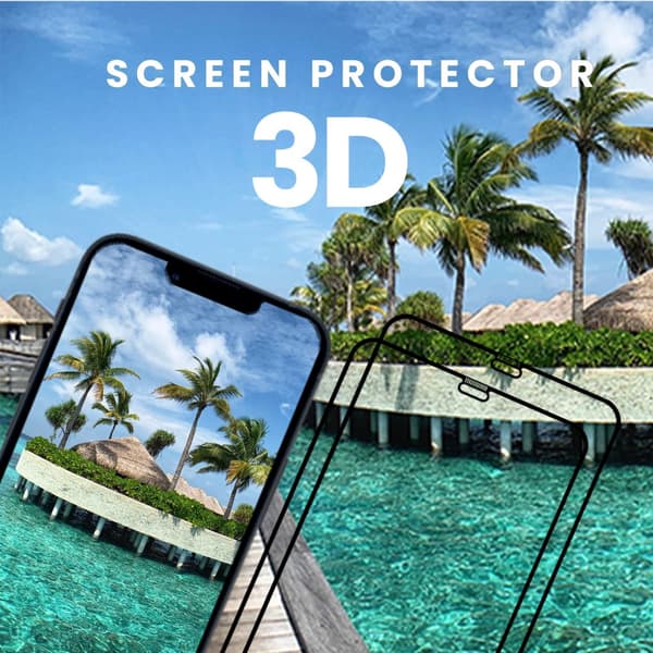 2-Pack iPhone 12 Pro - 9D Härdat Glass - Härdat Glas 9H - Super Kvalitet 3D Skärmskydd