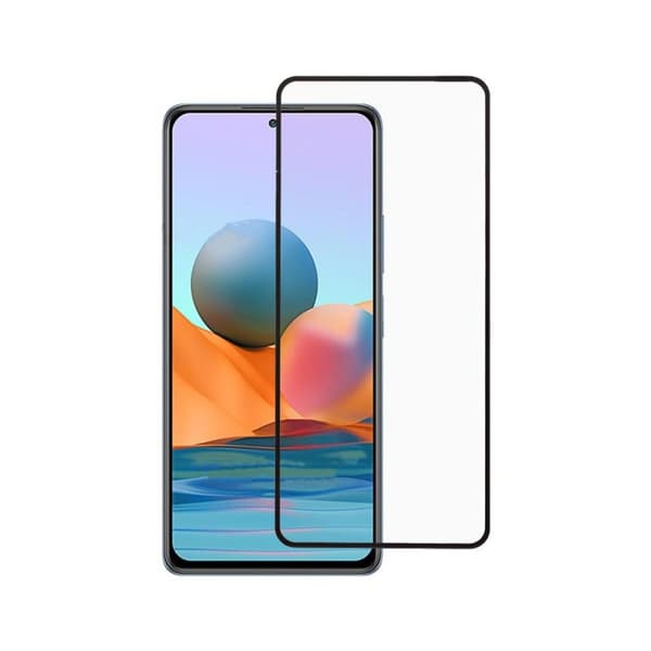 Skärmskydd Xiaomi Redmi Note 10 Pro - 3D Härdat Glas Svart