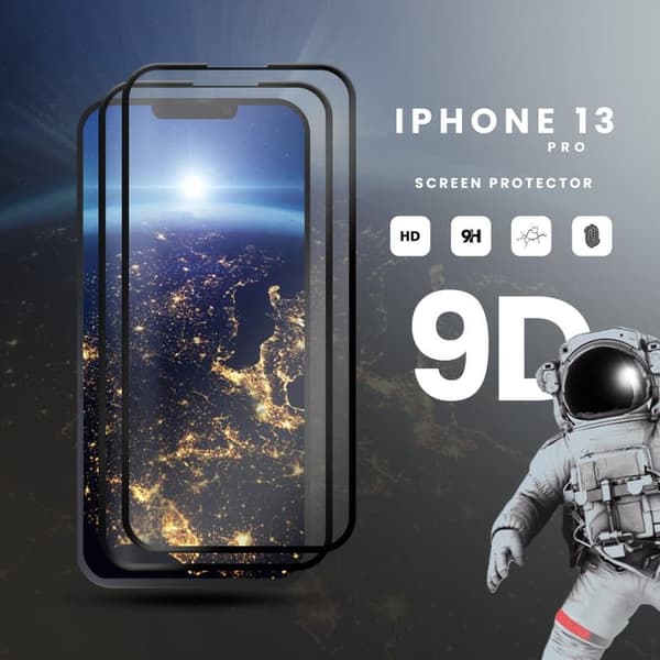 2-Pack iPhone 13 Pro - Härdat Glas 9H - Super Kvalitet 3D Skärmskydd