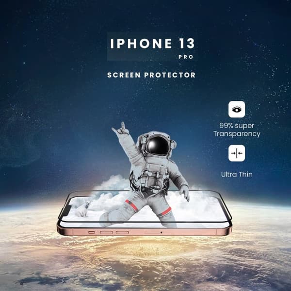 iPhone 13 Pro - Härdat Glas 9H - Super Kvalitet 3D Skärmskydd